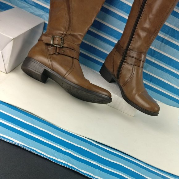 GENUINE LEATHER COUNTRY ENGLISHWOMAN TALL FULL ZIP RIDING BOOT  8.5US/6.5UK - Picture 2 of 4